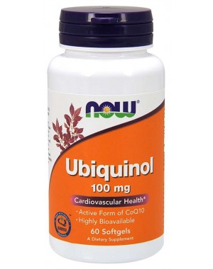 Ubiquinol 100 mg 60 Softgels Now