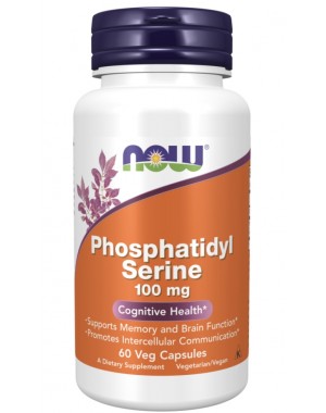 Phosphatidyl Serine 100 mg 60 Veg Capsules Now 