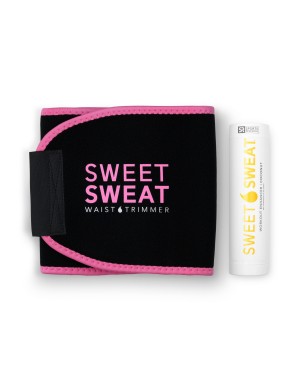 Sweet Sweat Stick 6.4 Oz + Waist Trimmer-Coconut-Pink-M