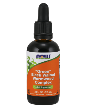Green Black Walnut Wormwood Complex Liquid NOW Foods