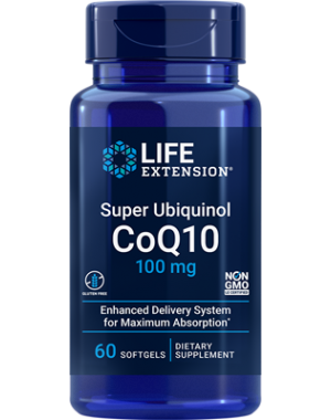 Super Ubiquinol CoQ10 100mg 60 caps LIFE Extension