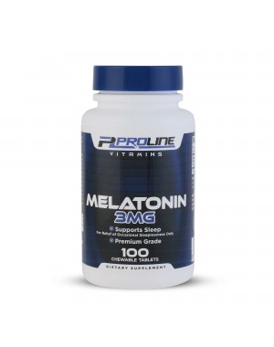 Melatonina 3mg 100 Chewable Tablets  PLV Proline Vitamins