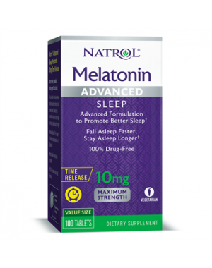 Melatonina Advanced 10mg TIME RELEASE 100 comprimidos NATROL