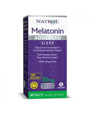 Melatonina Advanced 10mg TIME RELEASE 60 comprimidos NATROL