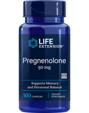 Pregnenolone Pregnenolona 50 mg 100 cápsulas LIFE Extension