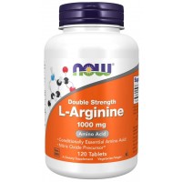 L Arginine Double Strength 1000 mg 120 Comprimidos Now Foods