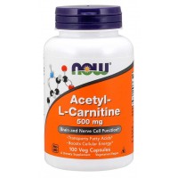 Acetyl L Carnitine 500mg 100 Cápsulas NOW Foods