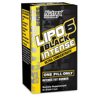 Lipo 6 Black Intense  Ultra Concentrate 60 black caps NUTREX