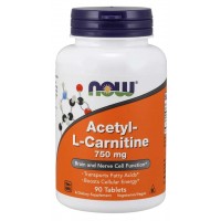 Acetyl L Carnitine 750mg 90 tablets Now Foods