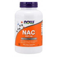 NAC 600 mg 250 Cápsulas NOW Foods