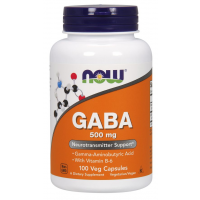 GABA 500mg 100 Cápsulas NOW Foods