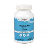 Vitamina D3 5000IU 365 minisoftgels VITACOST