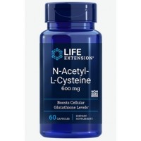 NAC N Acetyl L Cysteine 600mg 60 caps LIFE Extension