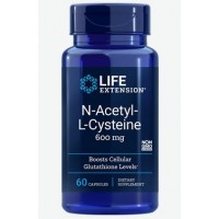 NAC N Acetyl L Cysteine 600mg 60caps LIFE Extension