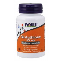 Glutathione 500 mg 30 Veg Capsules NOW Foods