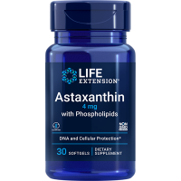 Astaxantina com Phospholipidios 4mg 30 softgels Life Extension