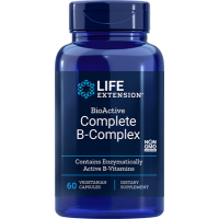 BioActive Complete B Complex / Complexo de vitamina B 60 veg cápsulas Life Extension