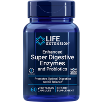 Super Digestive Enzymes and Probiotics 60 vegetarian capsules Life Extension