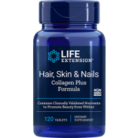 Hair Skin e Nails Collagen Plus Formula 120 comprimidos LIFE Extension