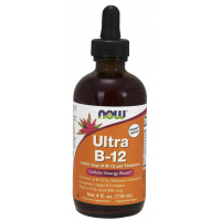 Ultra B12 Liquid 4oz 118ml NOW Foods