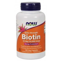 Biotina 10000 mcg 120 Vegcaps NOW Foods