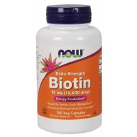 Biotin 10000 mcg 120 Vegcaps NOW Foods