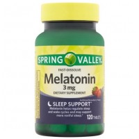 Melatonina 3mg FD 120 tablets morango SPRING Valley 