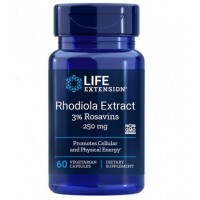 Rhodiola Extract 250 mg, 60 vegetarian capsules Life Extension