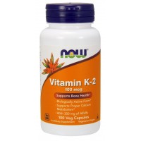 Vitamina K2 100 mcg 100 Cápsulas NOW Foods