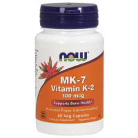 MK 7 Vitamin K2 100 mcg 60 Cápsulas NOW Foods