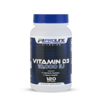 Vitamina D3 10.000 120 softgels PLV Proline Vitamins