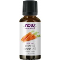 Óleo de semente de cenoura Carrot Seed Oil 1oz 30ml NOW Foods