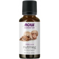 Óleo essencial de Nutmeg noz moscada 1oz 30ml NOW Foods