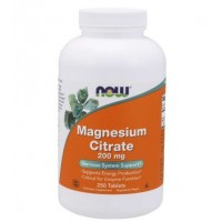 Magnesium Citrate 200mg 250 tablets NOW Foods