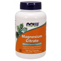 Magnesio citrate 400mg 120 veg capsules NOW Foods
