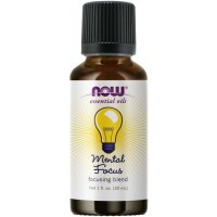 Óleo essencial de mental focus 30ml 1oz NOW Foods