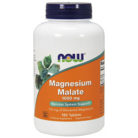Magnesium Malate 1000mg 180 comprimidos NOW Foods
