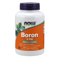 Boron 3 mg 250 Cápsulas NOW Foods