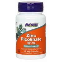 Zinco Picolinate 50mg 60 Veg Caps NOW Foods