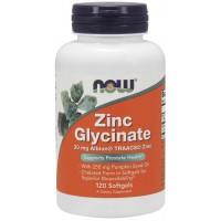 Zinc Glycinate 120 Softgels NOW Foods