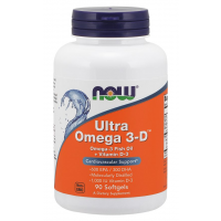 Ultra Omega 3 D 90 Softgels NOW Foods