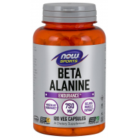 Beta Alanina 750 mg 120 Cápsulas NOW Foods