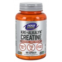 Kre Alkalyn Creatine 120 Cápsulas NOW Foods