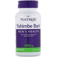 Yohimbe Bark Casca de ioimbina saúde dos homens 500mg 90 cápsulas NATROL