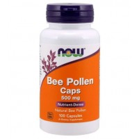 Bee Pollen 500 mg 100 Capsules NOW Foods