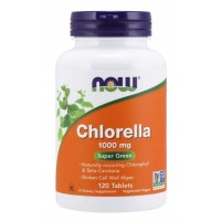 Chlorella 1000 mg 120 comprimidos NOW Foods