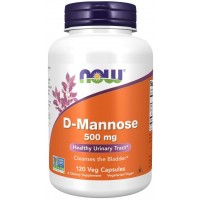 D Mannose 500 mg 120 Veg Capsules NOW Foods