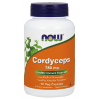 Cordyceps 750 mg 90 Cápsulas NOW Foods