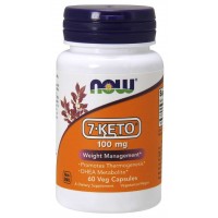 7 Keto 100mg 60 veg caps NOW Foods