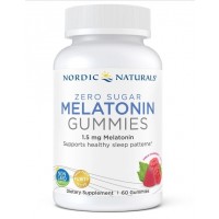 Melatonina gummies zero acucar 1.5mg 60gummies NORDIC Naturals vencimento:07/2022